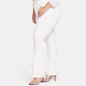 NYDJ Barbara Bootcut Jeans Optic White Denim Size 18